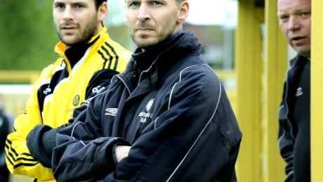 NY I BÅSET. Patrik Knochenhauer tog över Notviken under förra veckan och i helgen var det dags för första matchen. Som slutade i förlust. Foto: EIJA DUNDER