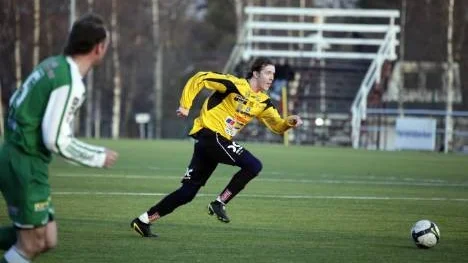 Pär Rantapää gjorde ISK:s premiärmål.