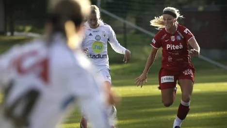 Kaylyn Kyle spelade mittback tillsammans med Brittany Timko.