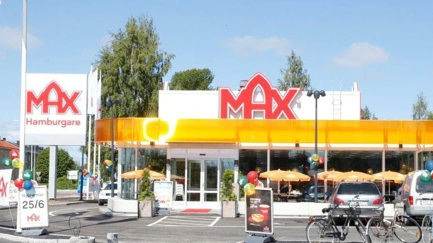 Max hamburgare etablerar sig i Ödeshög. Företaget ha planer på att öppna 150 nya restauranger i Skandinavien.
