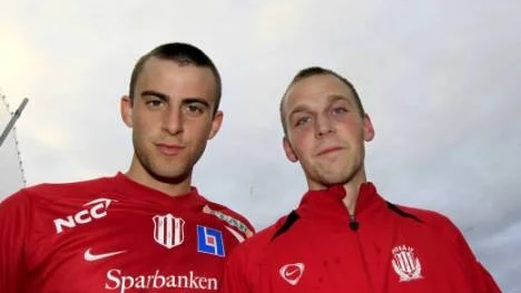 Piteå IF:s målskyttar i derbyt, Kristoffer Nordlund och Victor Brännström som svarade för två mål var.