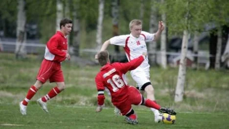 Johnny Landgren på språng.