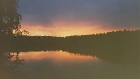 Vy över Djuptjärn i Auktsjaur.