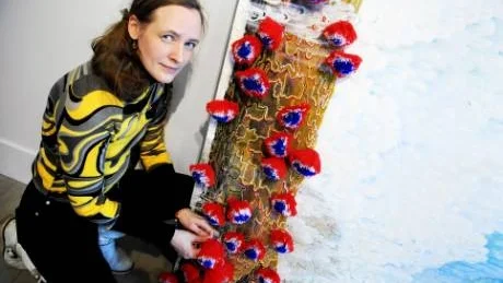 MINNEN AV KÄNSLOR. Outi Pieski blandar verkligehetens landskap med minnen av känslor och språk i sin konst.
