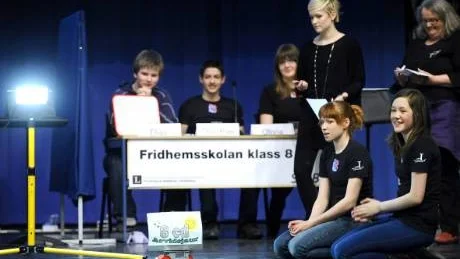 SEGER. Fridhemsskolan från Arvidsjaur tog hem finalsegern i Teknikåttan som avgjordes på Luleå tekniska universitet.