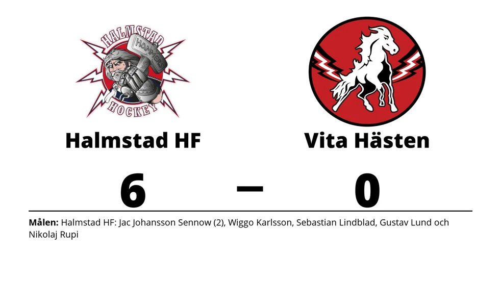 Halmstad Hammers HF vann mot HC Vita Hästen