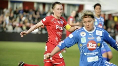 Mari Lundqvist är snart tillbaka på fotbollsplanen igen, men inte med Piteå IF utan med Öjeby IF. Och hon får sällskap av...(Arkivbild)