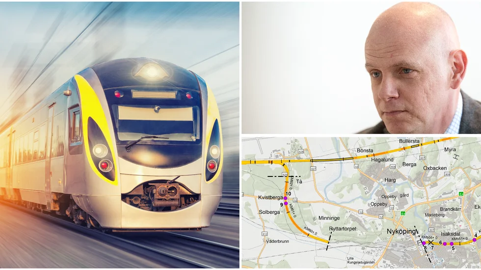 Järnvägsplanen för bibanan för nya Ostlänken, sträckningen in till och ut ifrån Nyköping, är nu klubbad.