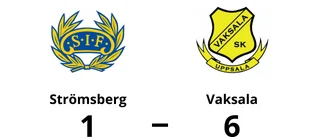 Tre klara poäng för Vaksala mot Strömsberg