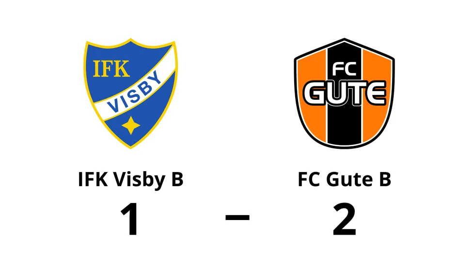 IFK Visby B förlorade mot FC Gute B