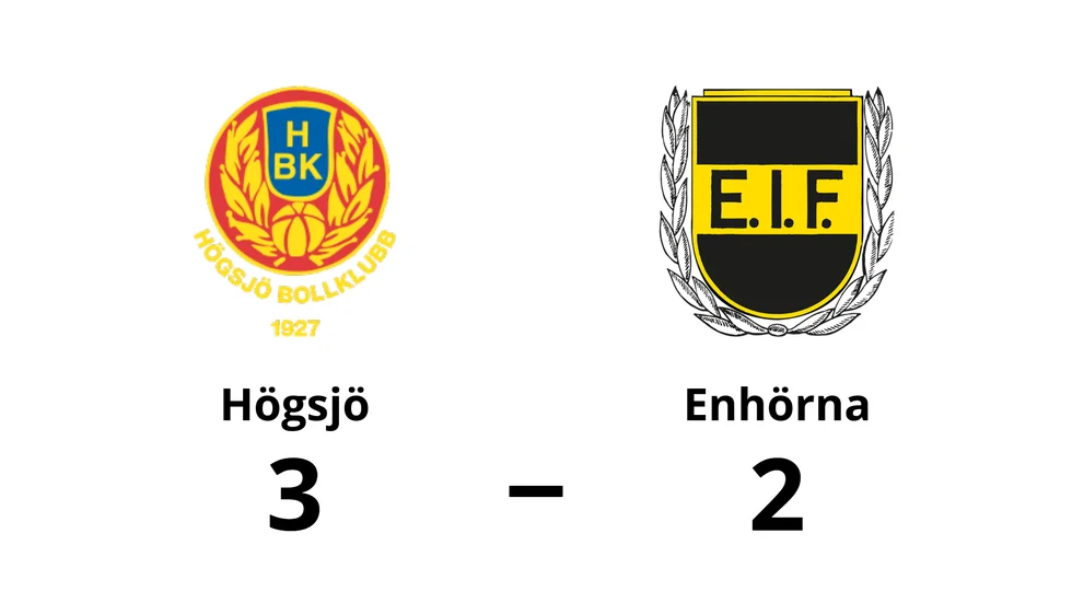 Högsjö BK vann mot Enhörna IF