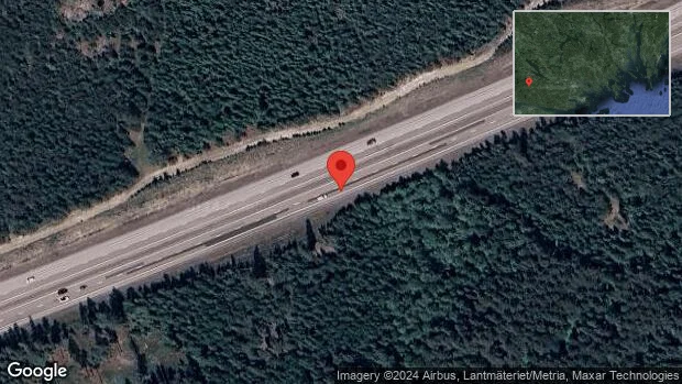Stopp på E4 på grund av trafikolycka med en personbil
