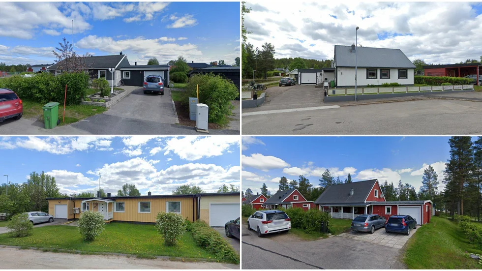 Birkarlagatan 17, Mandolinstigen 20, Kvistaregatan 1 och Rälsläggarvägen 4