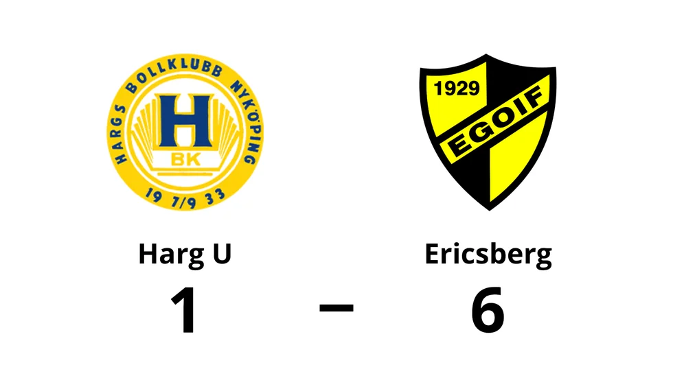 Hargs BK U förlorade mot Ericsbergs GoIF
