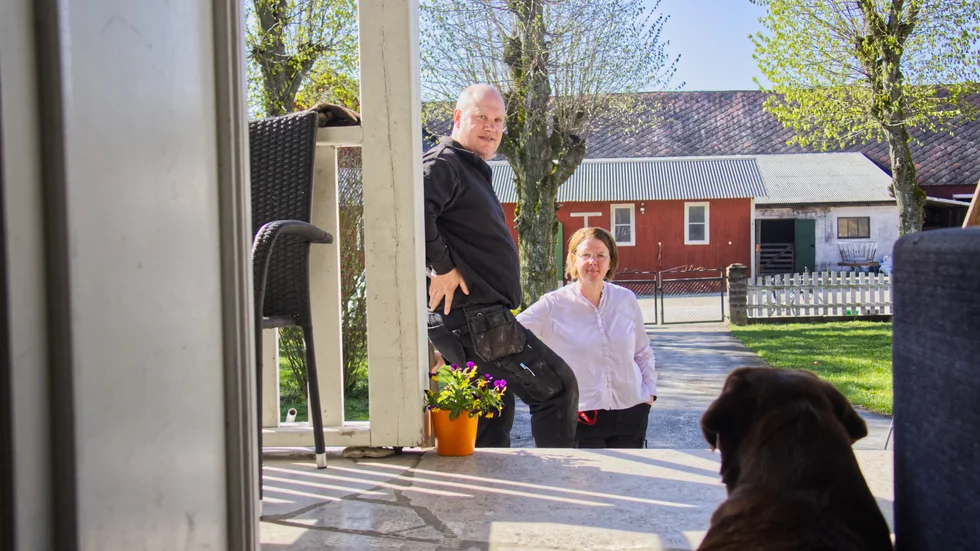Gunnar och Kajsa Eriksson i Sanda har varit familjehem i sju år.