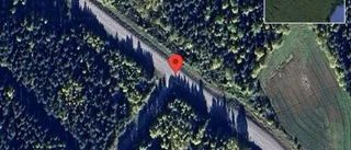 Stopp på väg 94 på grund av en singelolycka