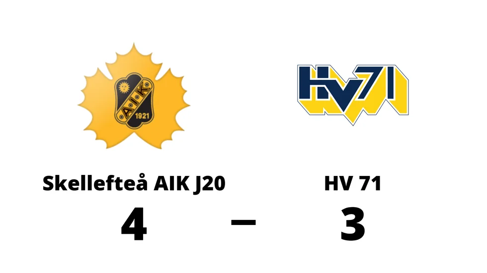 Skellefteå vann mot HV 71
