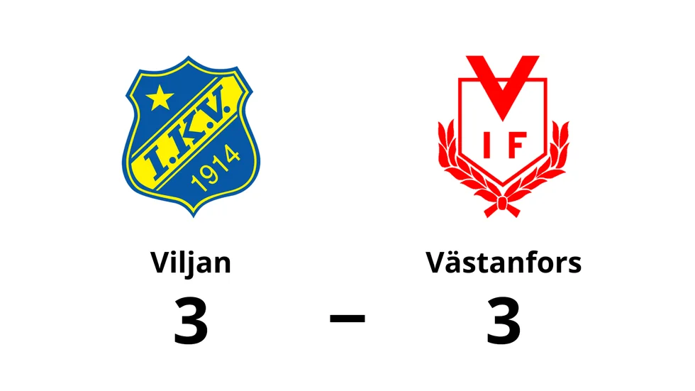 IK Viljan Strängnäs spelade lika mot Västanfors