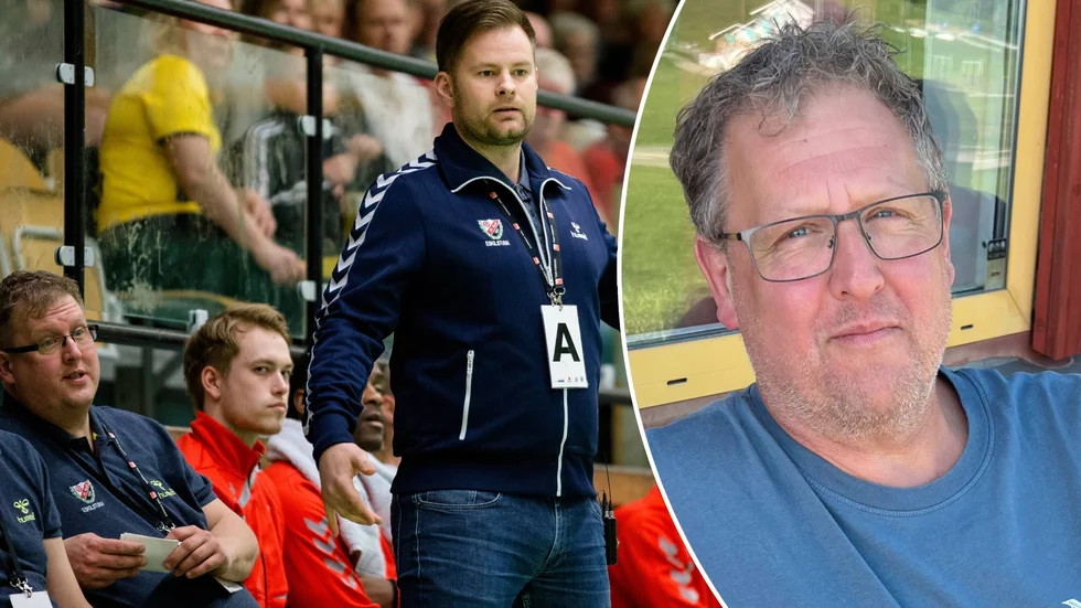 Christian Andersson (längst ned till vänster) var under 2016 assisterande till Kristján Andrésson i Guifs herrlag. Nu är Andersson tillbaka i en tränarroll.