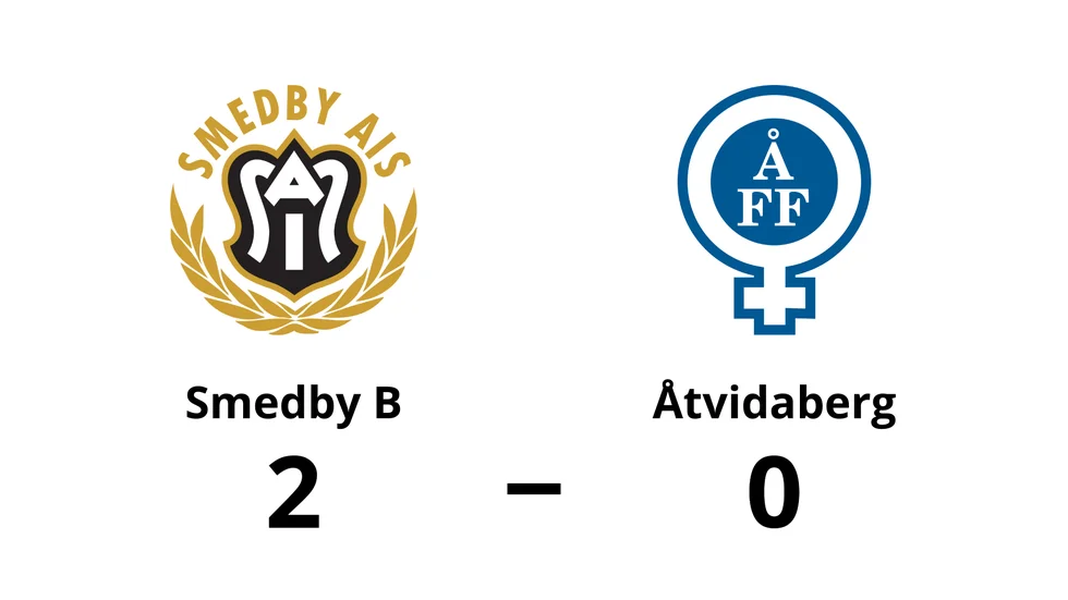 Smedby AIS B vann mot Åtvidabergs FF