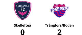 Trångfors/Boden bröt Skellefteås segersvit