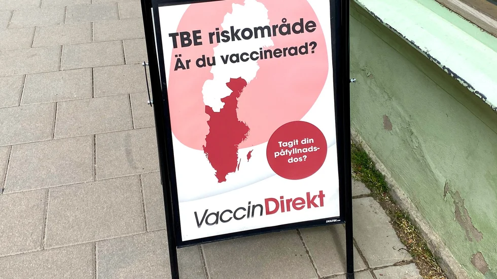 Uppsala län är ett av de län i Sverige med förhöjd förekomst av TBE.
