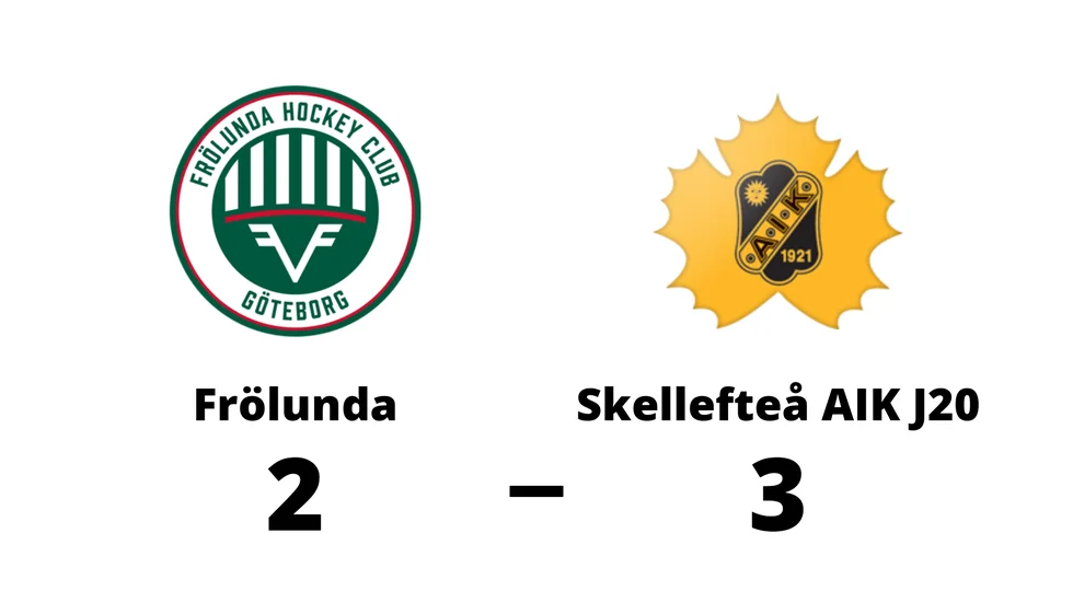Frölunda förlorade mot Skellefteå