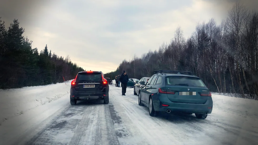 Singelolycka väg 97.