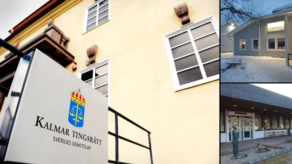 Stöldgods från Åbyängskolan och Gamleby folkhögskola hittades i en bil utanför Oskarshamn, den 16 juni 2022. 