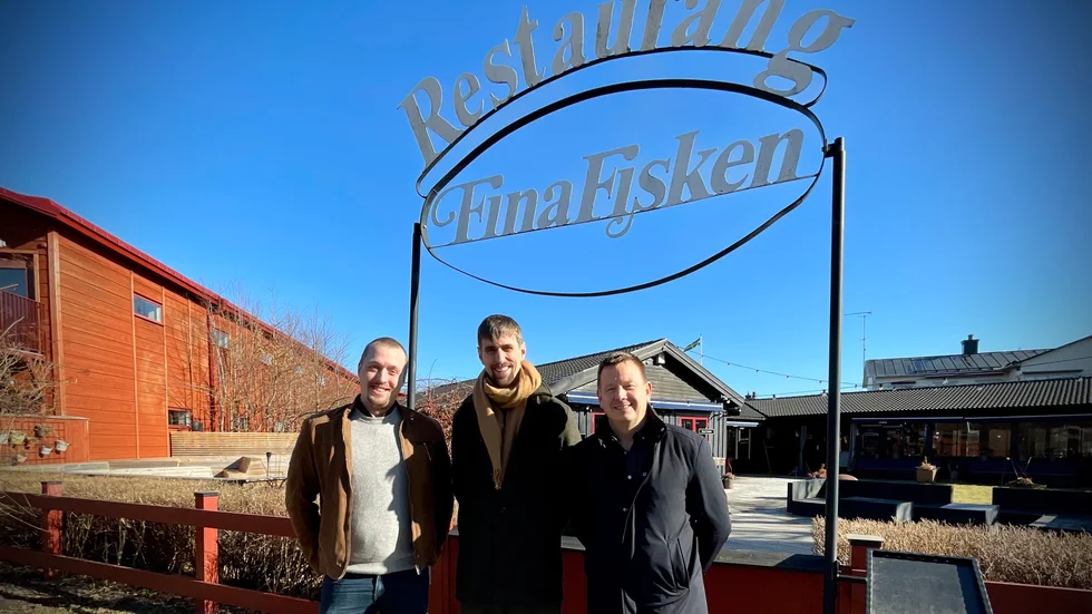 Andreas Pålsson, Anton Fröidstedt och Henrik Richter är den ägarkonstellation som, tillsammans med Peter Asp, restaurang Fina fisken har i dag. "Vi har massor av planer", lovar de inför jubileumsåret.