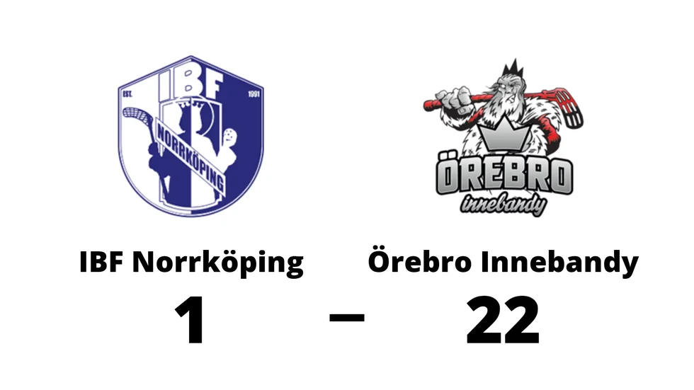 IBF Norrköping förlorade mot Örebro Innebandy