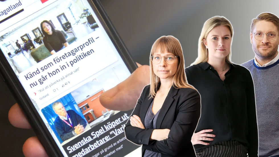 Vilda Engström, Cecilia Frid Thomsson och Pär Ullrich.