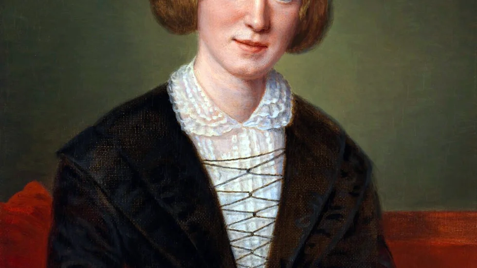 George Eliot (1819–1880) var en av sin tids stora engelskspråkiga romanförfattare. Mest känd är Eliot, eller Mary Anne Evans som hon egentligen hette, för romanerna "Middlemarch" (1871) och "Silas Marner" (1861).