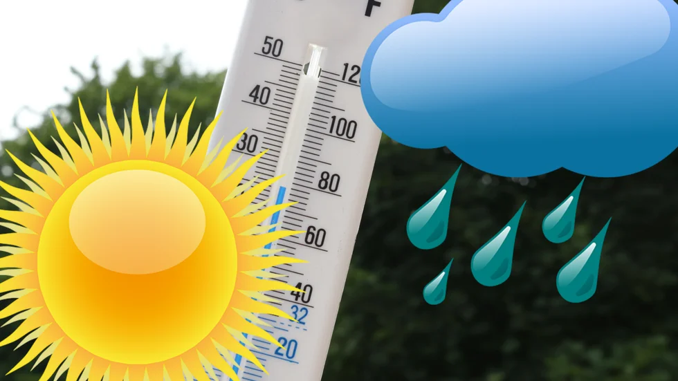 Uppemot 23 grader kan det bli på midsommarafton i Västerviks kommun, om det nalkande regnvädret håller sig borta.