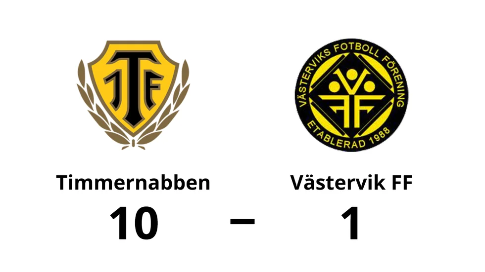 Timmernabbens IF vann mot Västerviks FF