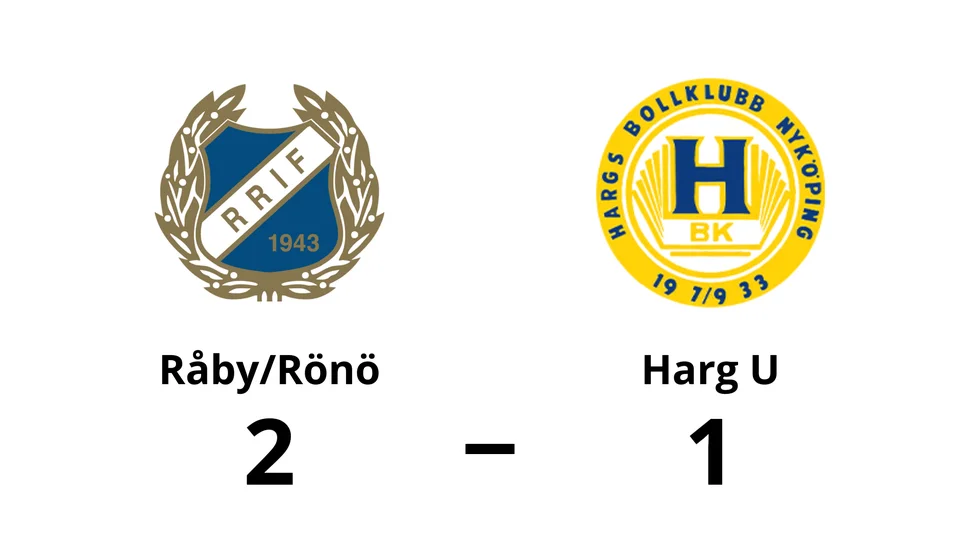 Råby-Rönö IF vann mot Hargs BK U