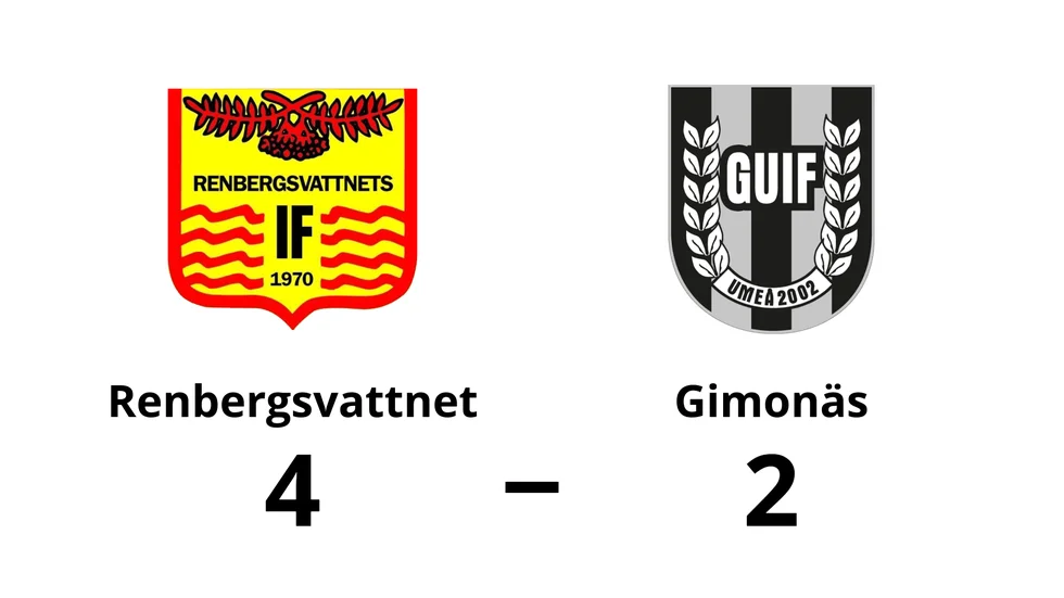 Renbergsvattnets IF vann mot Gimonäs Umeå IF