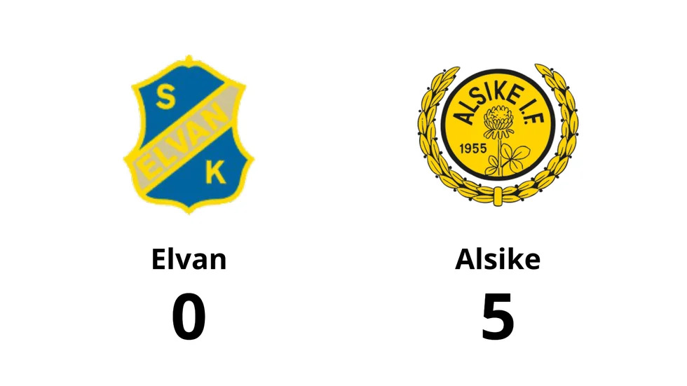 SK Elvan förlorade mot Alsike IF