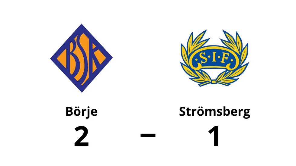 Börje SK vann mot Strömsbergs IF