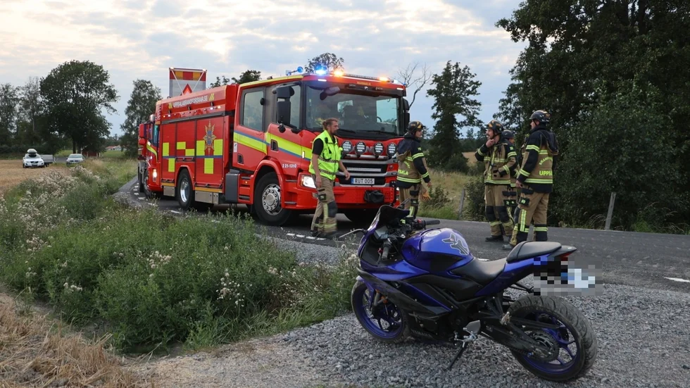 Olyckan inträffade vid 20-tiden.