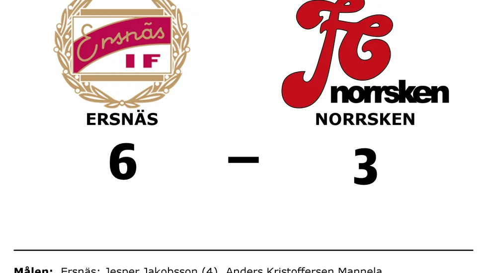 Ersnäs IF vann mot FC Norrsken