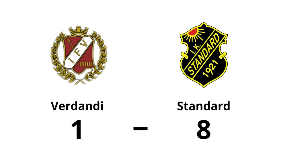IF Verdandi förlorade mot IK Standard