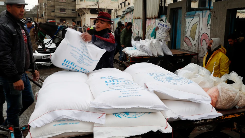 Ukraina skickar 1|000 ton mjöl till de palestinska områdena. Arkivbild.