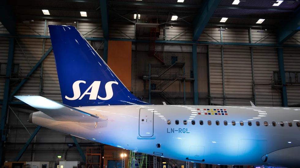 SAS stoppar flygningar med flera av sina Airbus A320neo. Arkivbild.