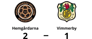 Hemgårdarna vann mot Vimmerby hemma