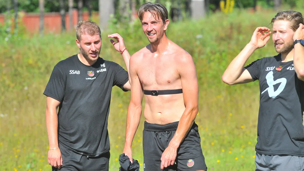 Eetu Koivistoinen var tillsammans med Jonas Berglund, Brendan Shinnimin och Einar Emanuelsson snabbast i Ormbergsbacken.