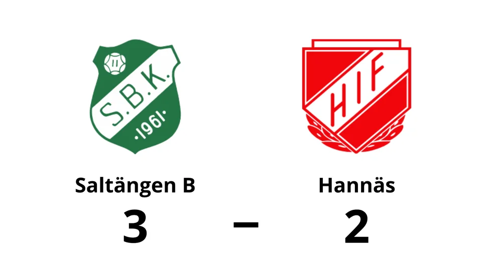 Saltängens BK B vann mot Hannäs IF