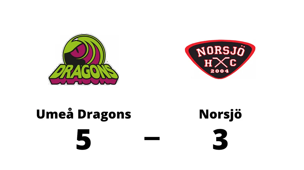 Umeå Dragons HC vann mot Norsjö HC