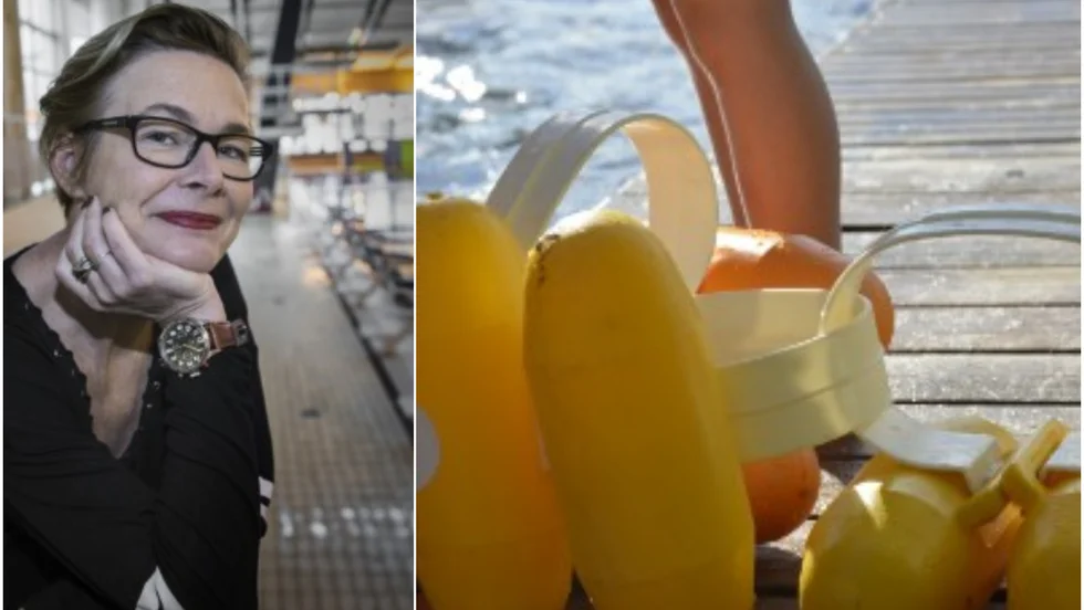 Cecilia Loqvist från Upsala Simsällskap: "Vi ser tendenser till att barn börjar simskolan i senare ålder. Det är bra om de börjar simskolan redan vid fyra års ålder."