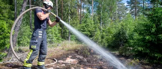 Skogsbrand i Nyköping : "Ingen aning om hur det utlöstes"